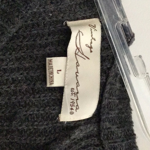 Vintage Havana grey camo sweater with laced back detail - Picture 3 of 5